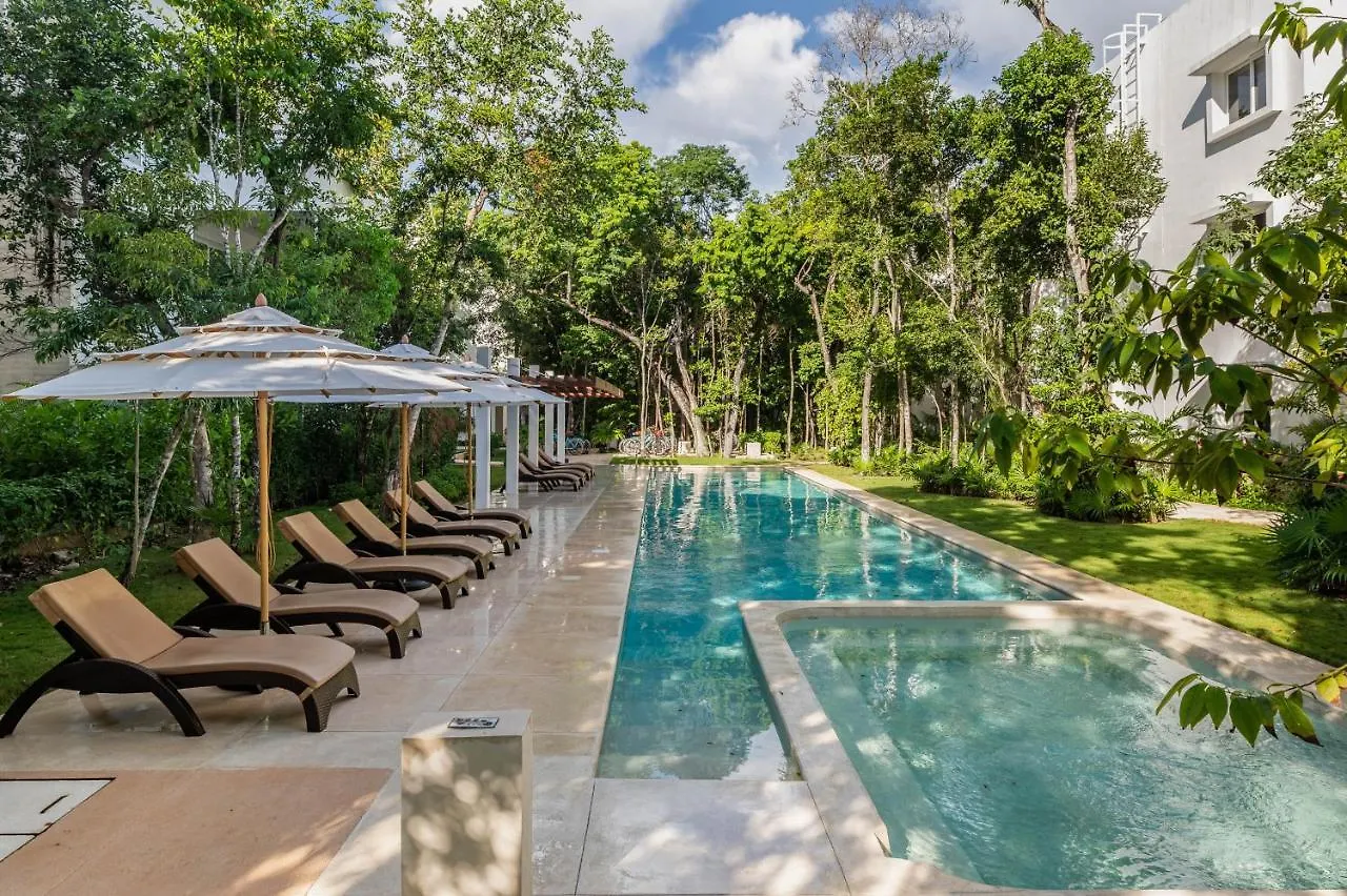 Quiet 2Br In Tulum With Pool Spacious Patio Gym Messico
