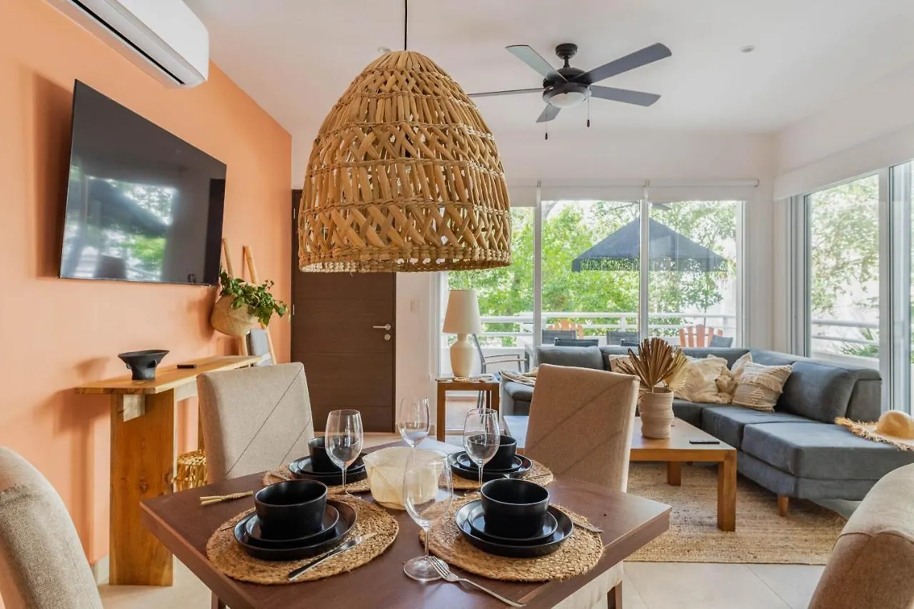 Quiet 2Br In Tulum With Pool Spacious Patio Gym
